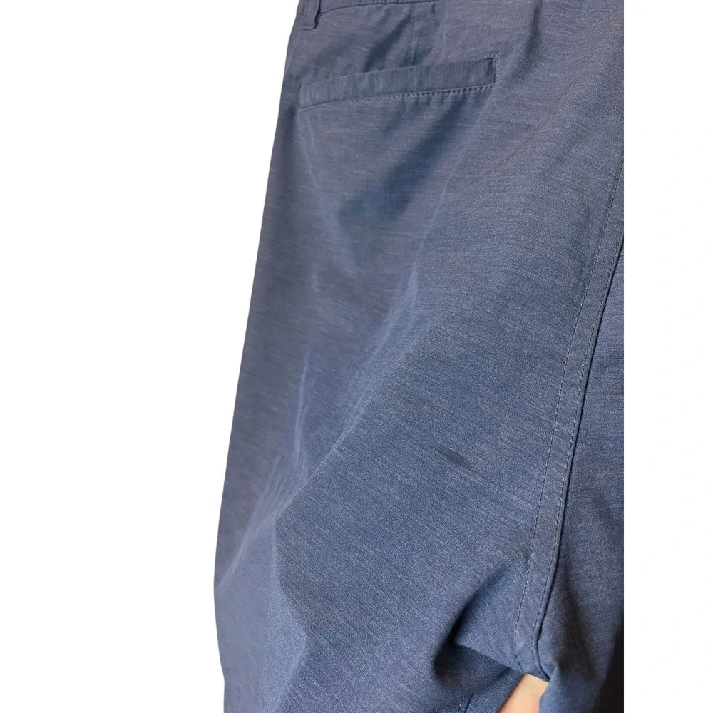 Faherty All Day Shorts Mens 38 Blue Performance Casual 9 Inch Inseam